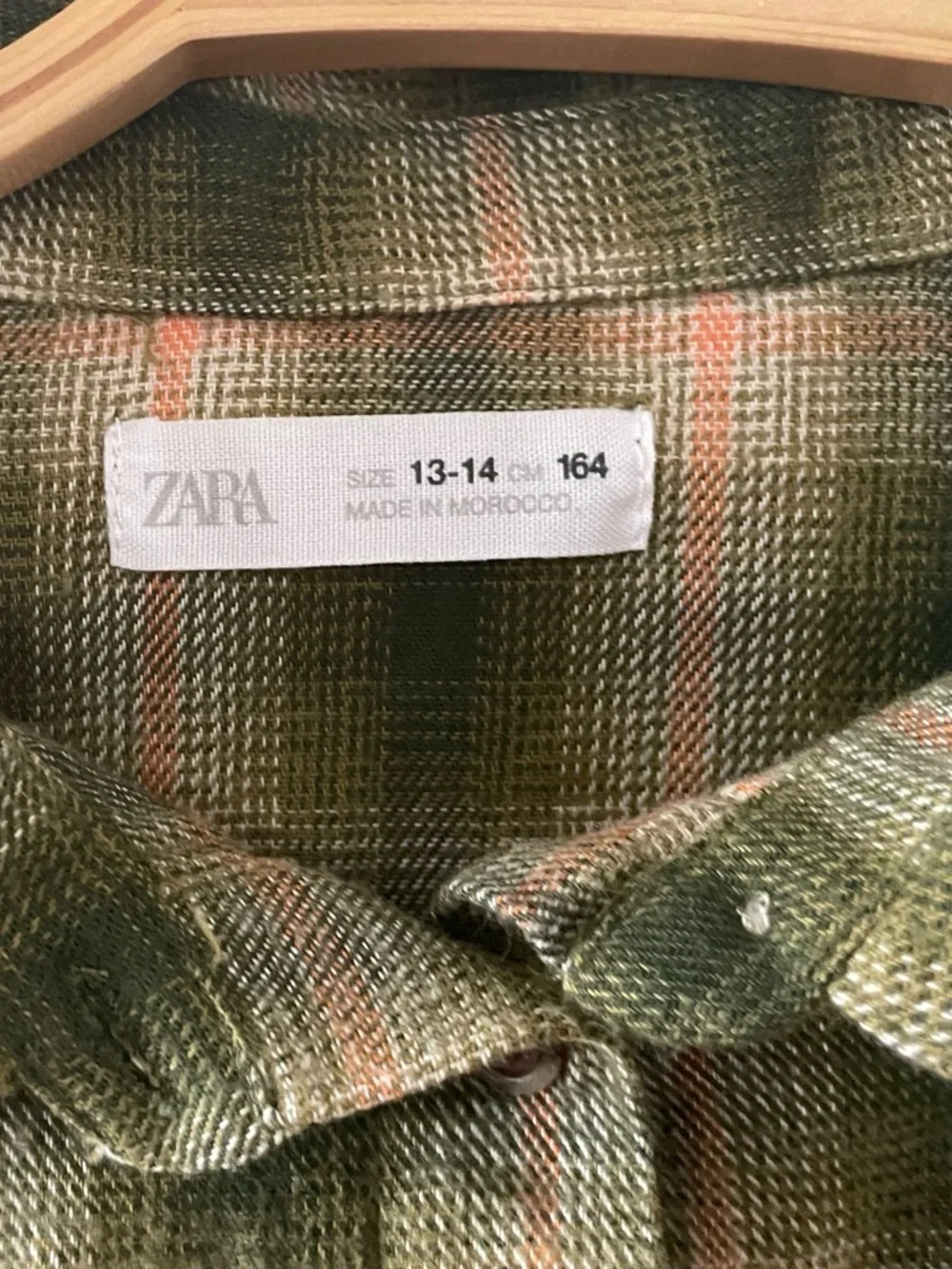 Zara big girls plaid pareo dress